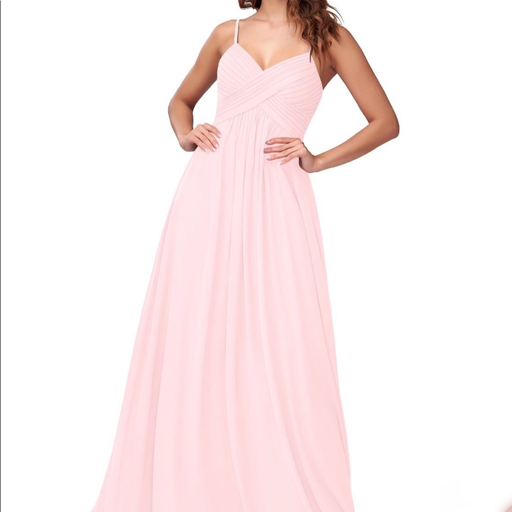 COPY - Azazia blush pink dress